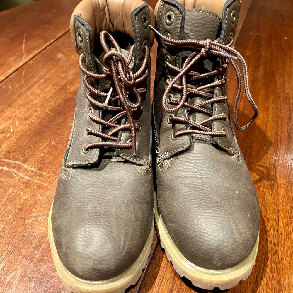 Bass Mens Boots Size 8 M Brown Woodsman Workwear Hiking Outdoors